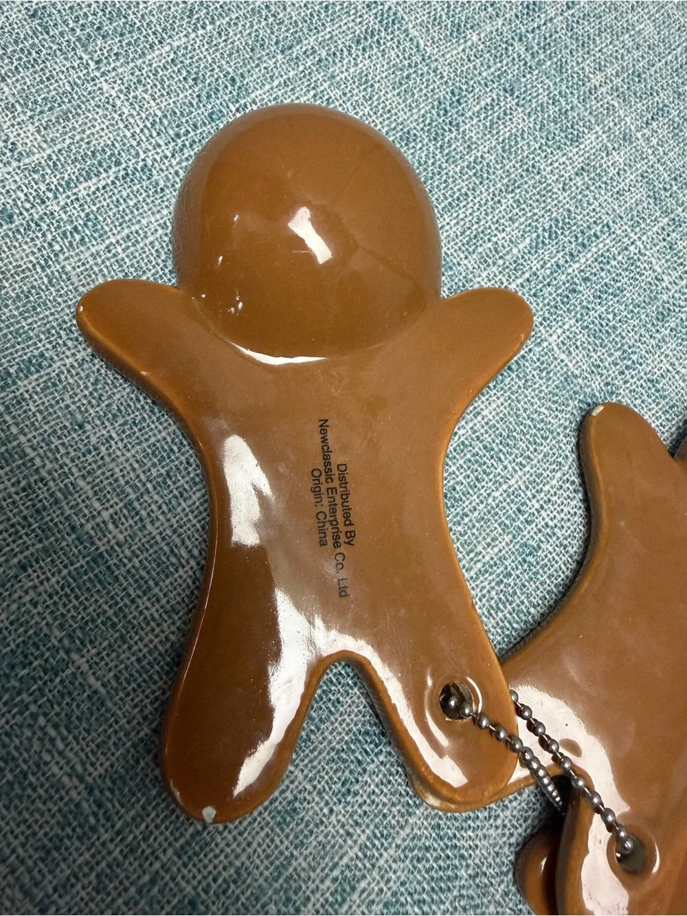 Adorable Gingerbread Man Measuring Spoon Set Ceramic Christmas Kitchen Decor